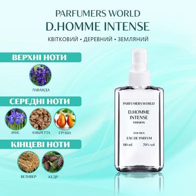 Духи Parfumers World D.Homme Intense Мужские 110 ml