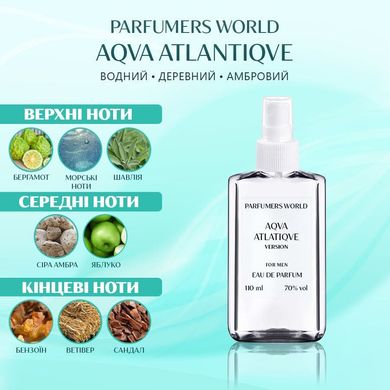 Парфуми Parfumers World Aqva Atlantiqve Чоловічі 110 ml