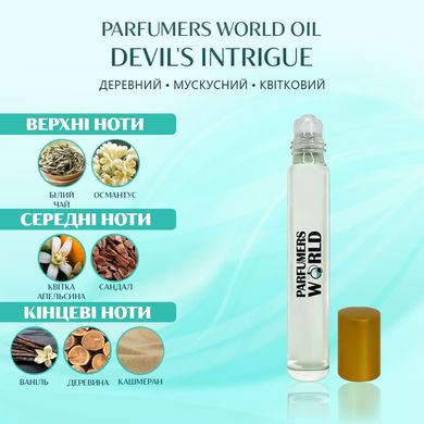 Масляные духи Parfumers World Oil DEVILI'S INTRIGUE Женские 10 ml