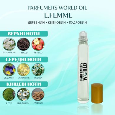 Масляні парфуми Parfumers World Oil L. FEMME Жіночі 10 ml