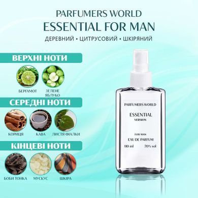 Духи Parfumers World Essential for Man Мужские 60 ml