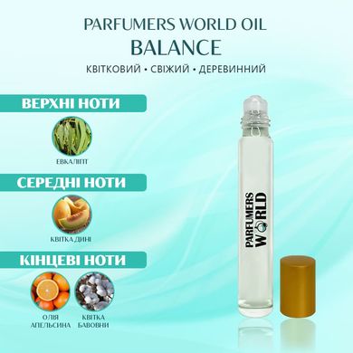 Масляні парфуми Parfumers World Oil BALANCE Унісекс 10 ml