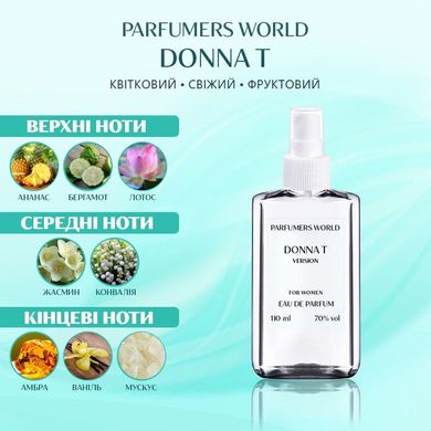 Духи Parfumers World Donna T Женские 110 ml