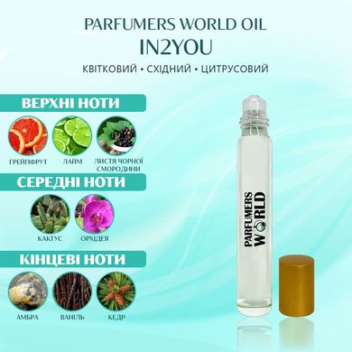 Масляні парфуми Parfumers World Oil IN2YOU Жіночі 10 ml
