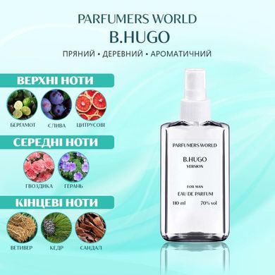Духи Parfumers World B.Hugo Мужские 110 ml