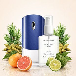 Духи Parfumers World Blue Label Мужские 60 ml