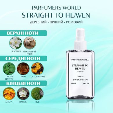 Духи Parfumers World Straight to Heaven Мужские 110 ml