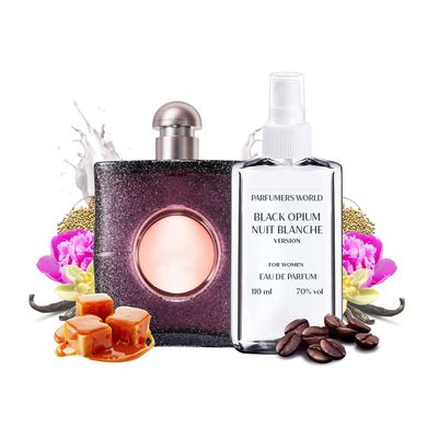 Духи Parfumers World Black Opium Nuit Blanche Женские 110 ml