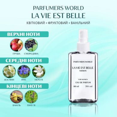 Духи Parfumers World La Vie Est Belle Женские 110 ml