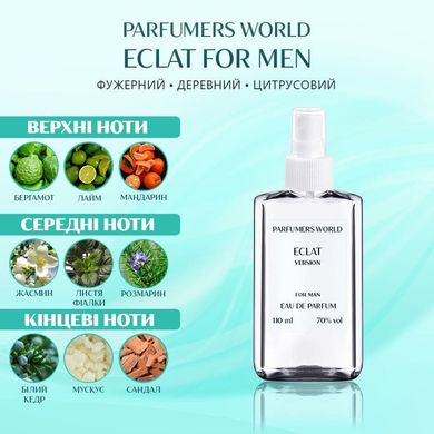 Духи Parfumers World Eclat For Men Мужские 110 ml