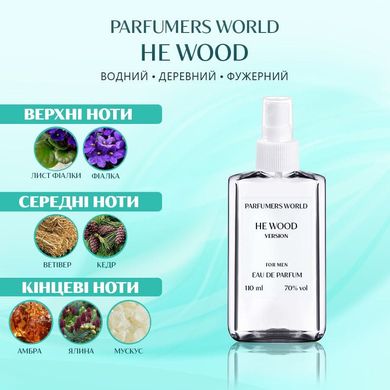 Духи Parfumers World He Wood Мужские 110 ml