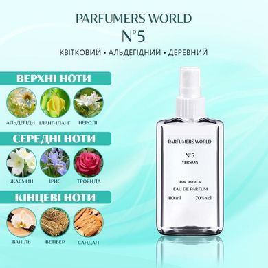Парфуми Parfumers World №5 Жіночі 110 ml