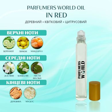 Масляні парфуми Parfumers World Oil IN RED Жіночі 10 ml