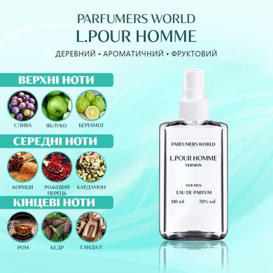 Парфуми Parfumers World L.Pour Homme Чоловічі 110 ml