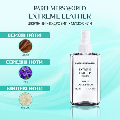 Духи Parfumers World EXTREME LEATHER Мужские 60 ml