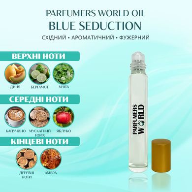 Масляні парфуми Parfumers World Oil BLUE SEDUCTION Чоловічі 10 ml