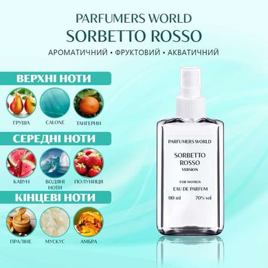 Парфуми Parfumers World Sorbetto Rosso Жіночі 110 ml