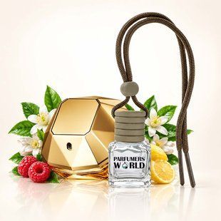 Автопарфюм №24 Parfumers World "Lady Million" для женщин 8 ml. Ароматизатор в машину. Пахучка в авто