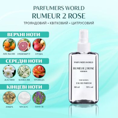 Духи Parfumers World Rumeur 2 Rose Женские 110 ml