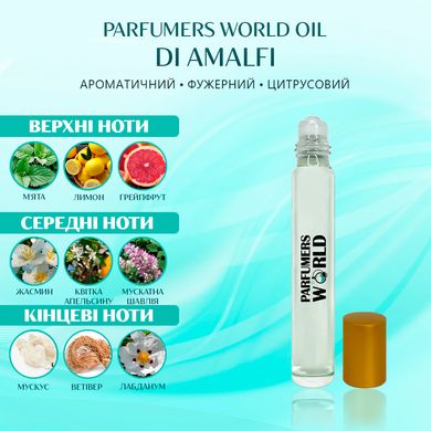 Масляні парфуми Parfumers World Oil DI AMALFI Унісекс 10 ml