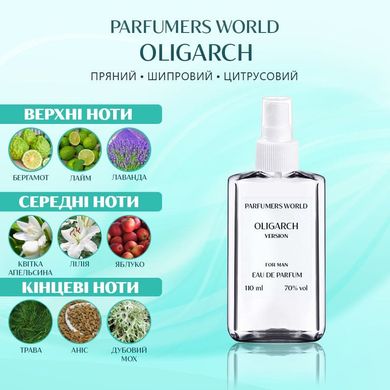 Духи Parfumers World Oligarch Мужские 110 ml