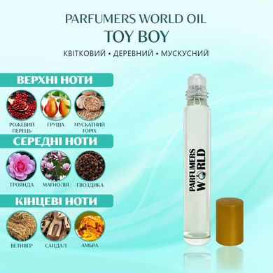 Масляные духи Parfumers World Oil TOY BOY Мужские 10 ml