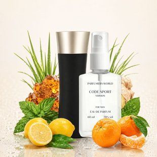 Духи Parfumers World Code Sport Мужские 60 ml