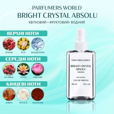 Духи Parfumers World Bright Crystal Absolu Женские 110 ml