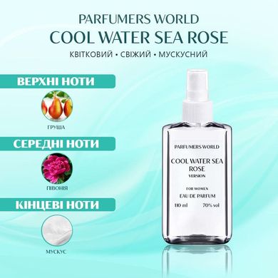 Духи Parfumers World Cool Water Sea Rose Женские 110 ml